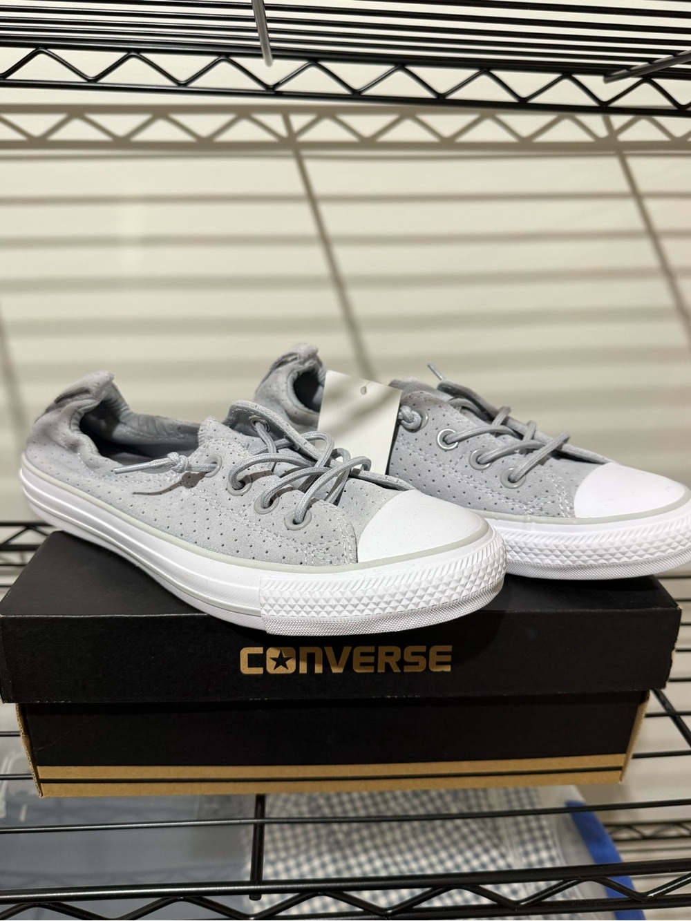 Converse Light Gray Low-Top Sneakers